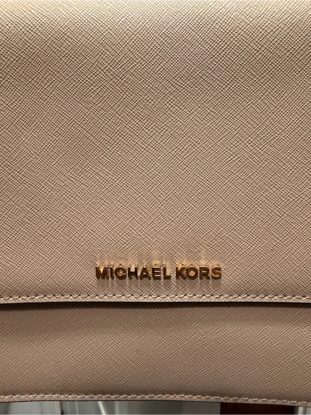 Michael Kors Dusty Rose Leather Chain-Strap Crossbody Bag